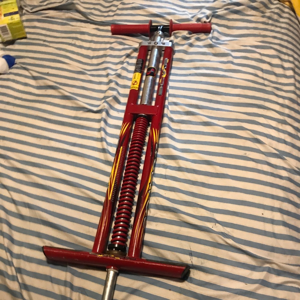 A pogo stick